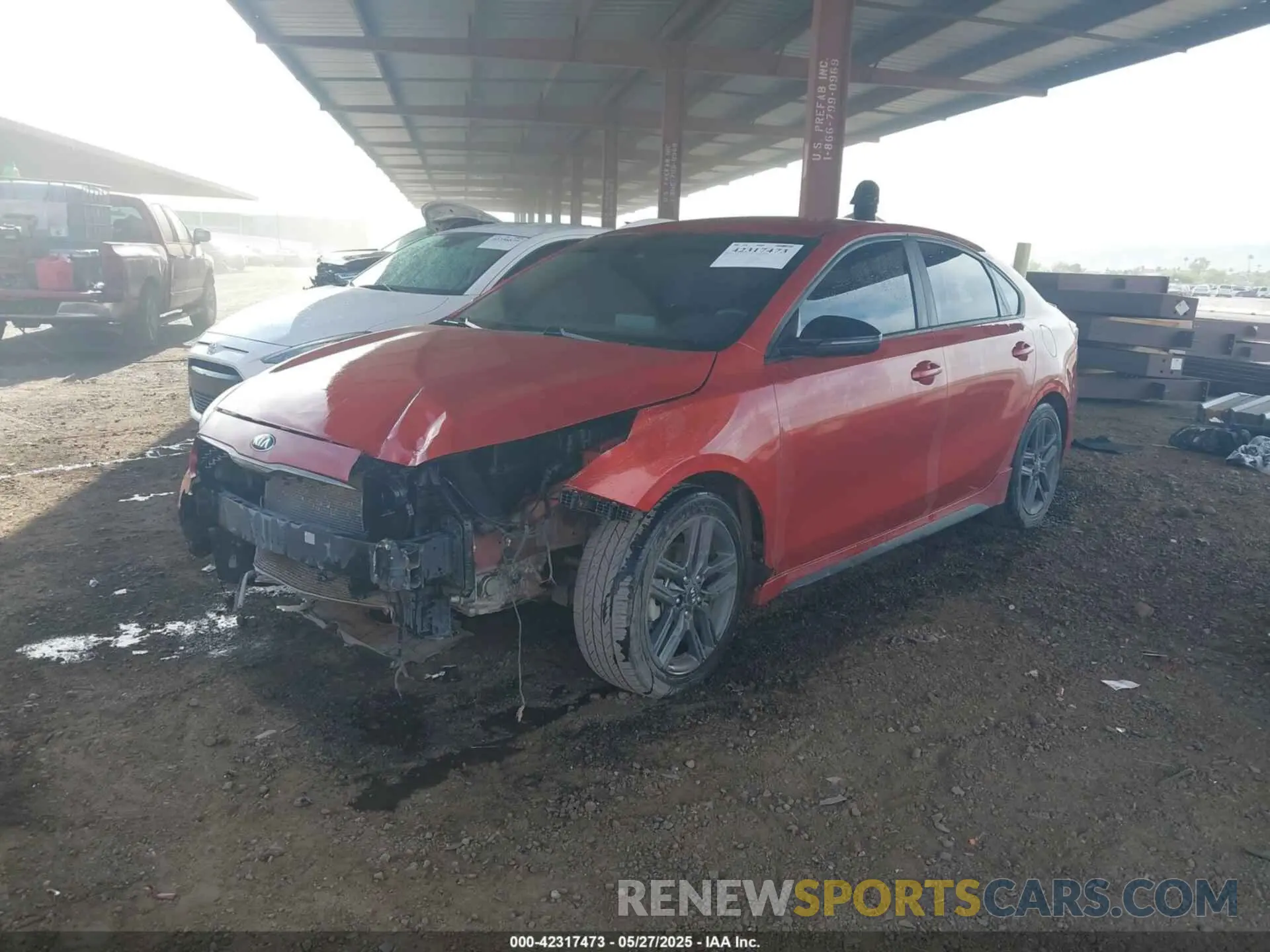 2 Photograph of a damaged car 3KPF34AD5ME283793 KIA FORTE 2021