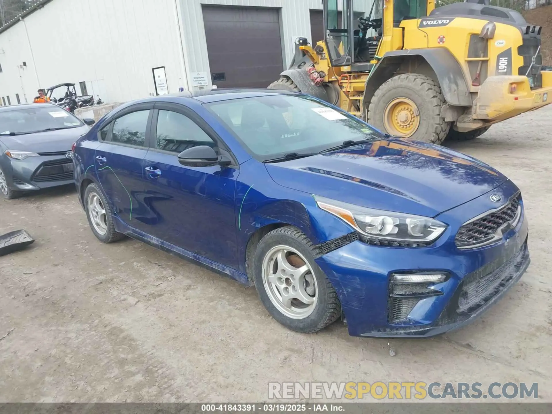 1 Photograph of a damaged car 3KPF34AD5ME286287 KIA FORTE 2021