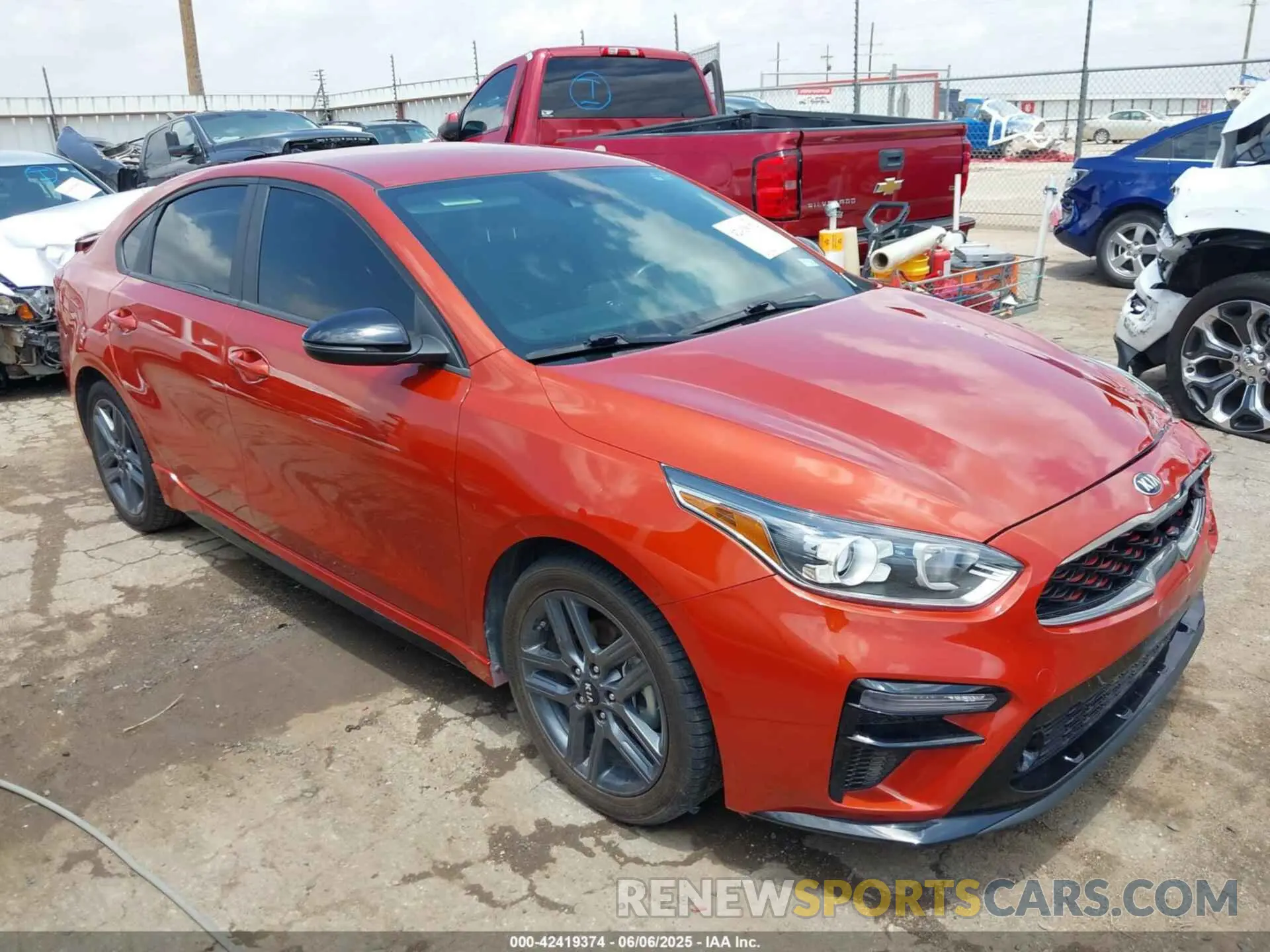 1 Photograph of a damaged car 3KPF34AD5ME367970 KIA FORTE 2021