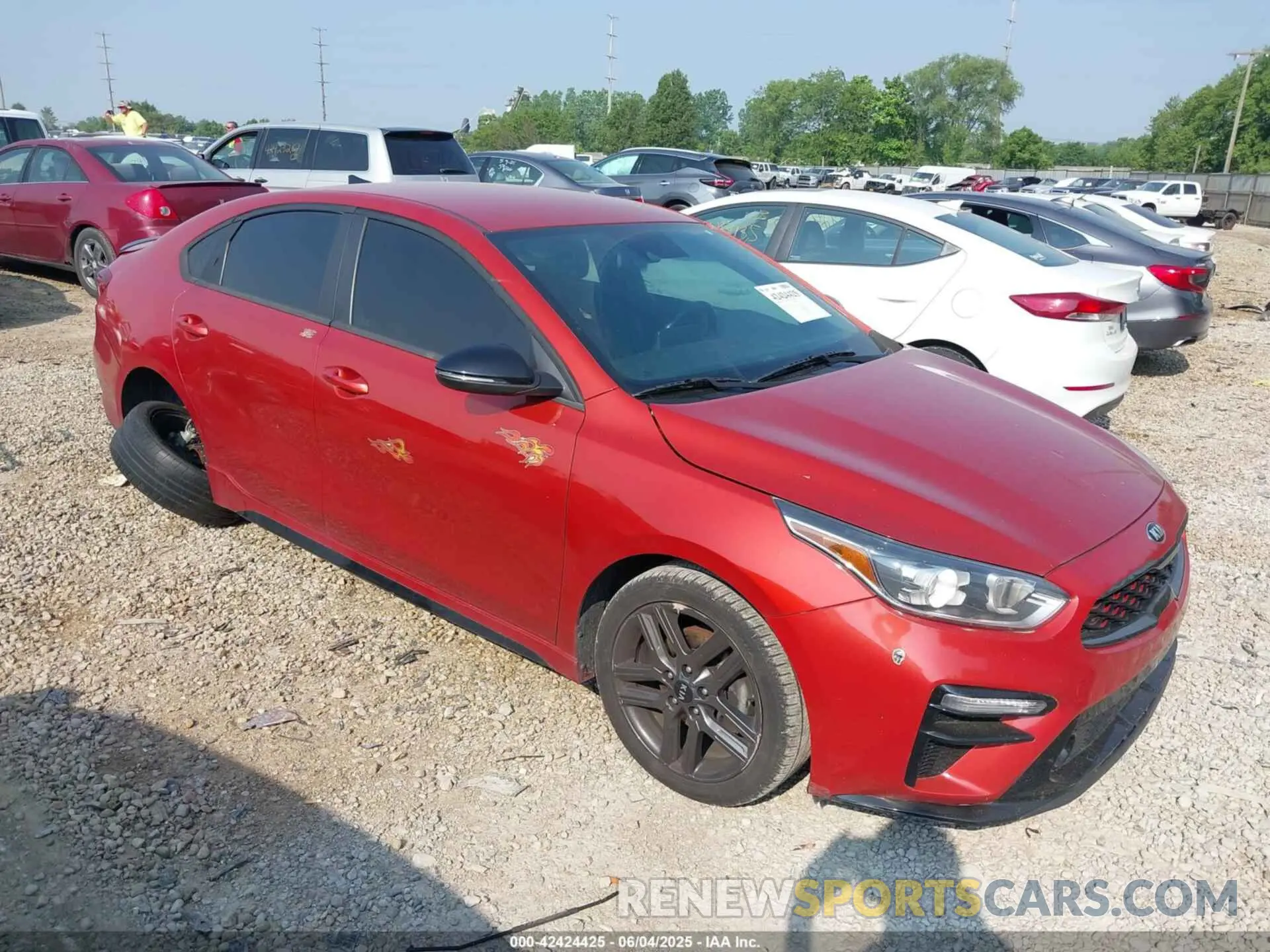 1 Photograph of a damaged car 3KPF34AD5ME400322 KIA FORTE 2021