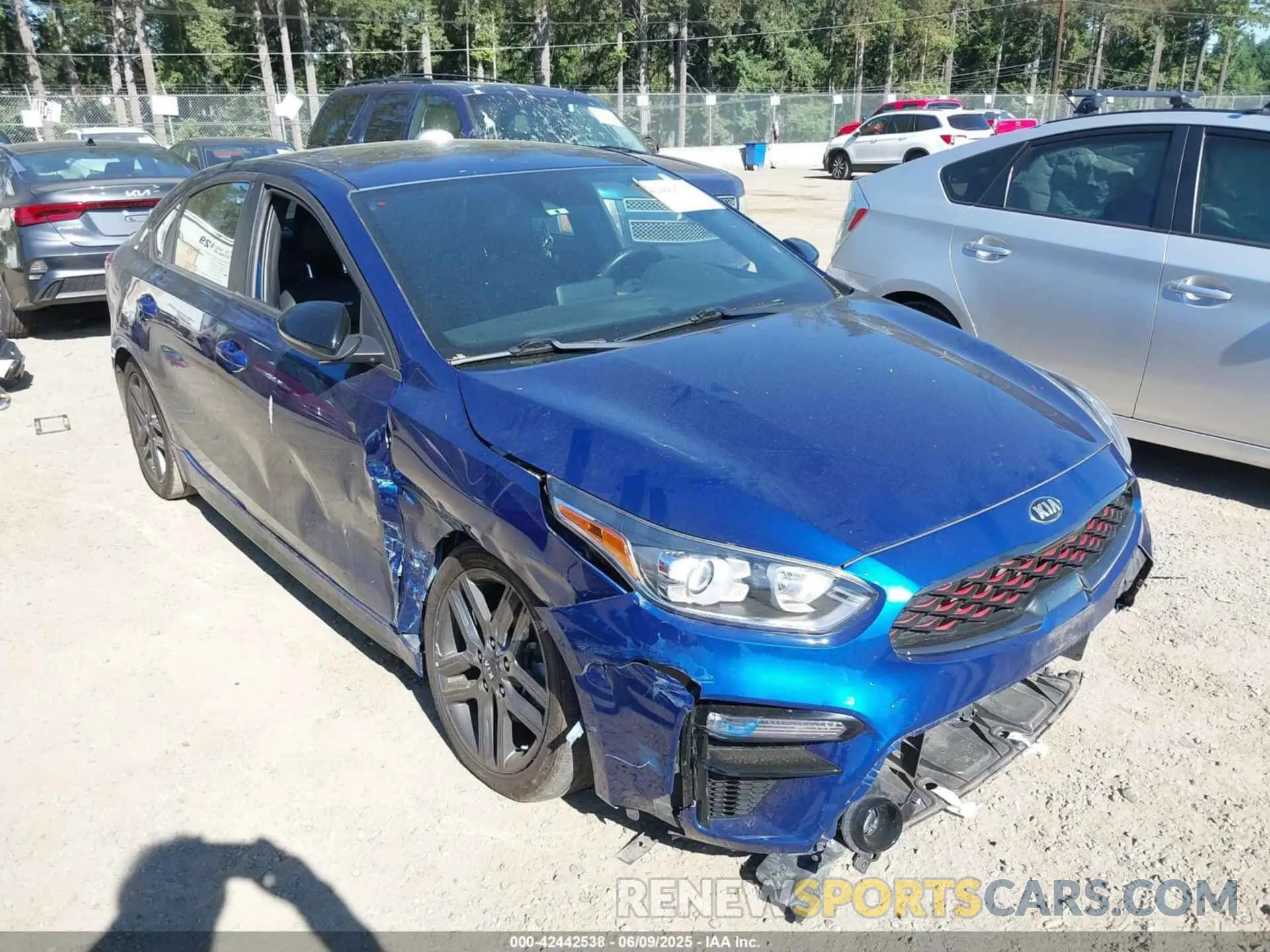 1 Photograph of a damaged car 3KPF34AD5ME408680 KIA FORTE 2021