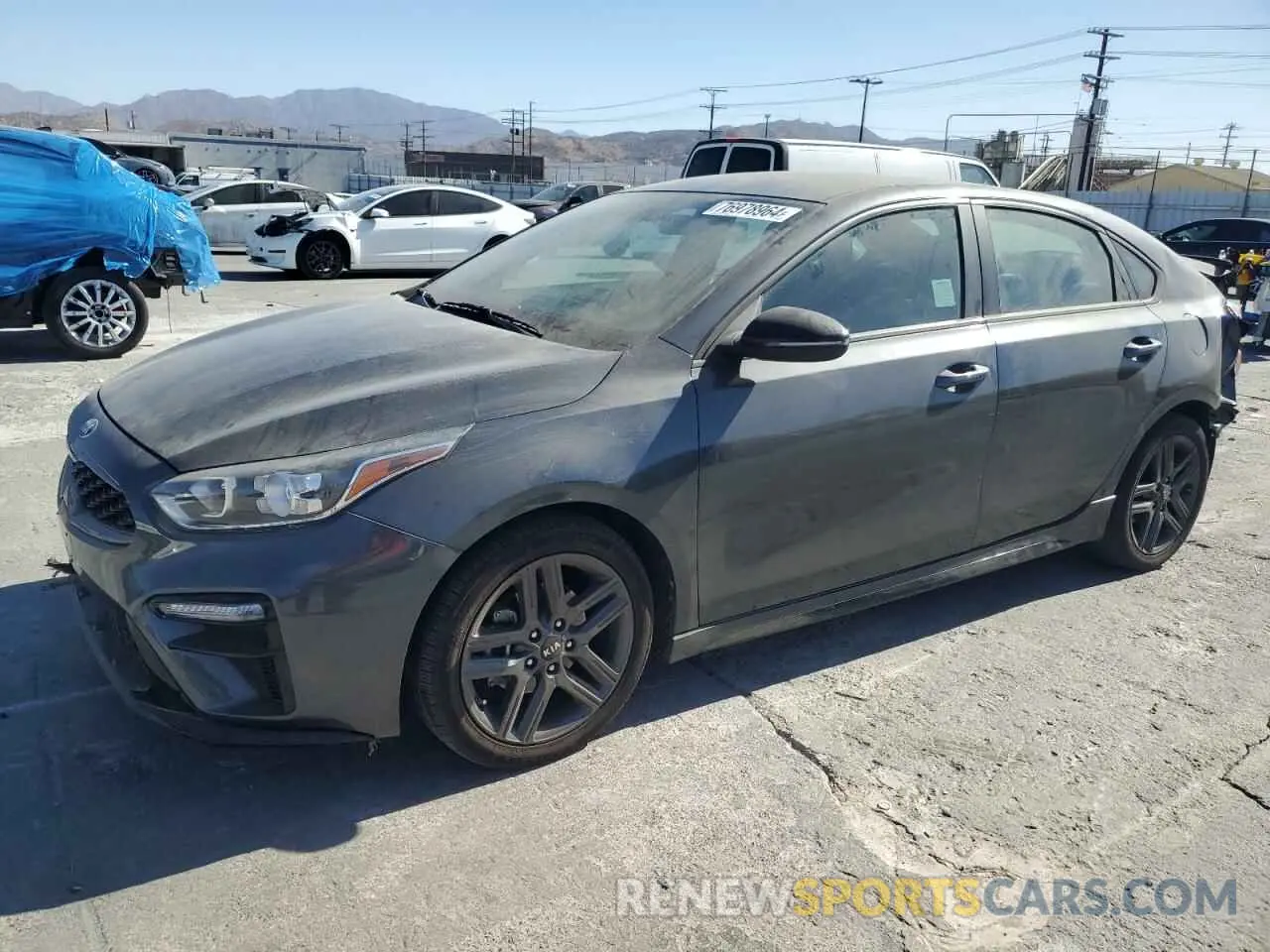 1 Photograph of a damaged car 3KPF34AD5ME413250 KIA FORTE 2021