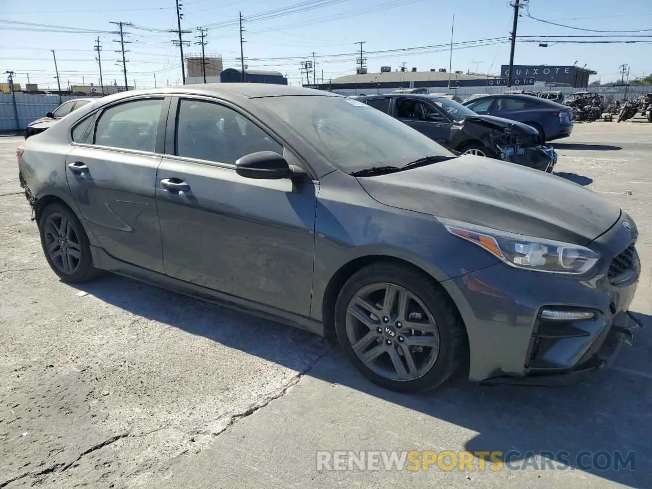 4 Photograph of a damaged car 3KPF34AD5ME413250 KIA FORTE 2021