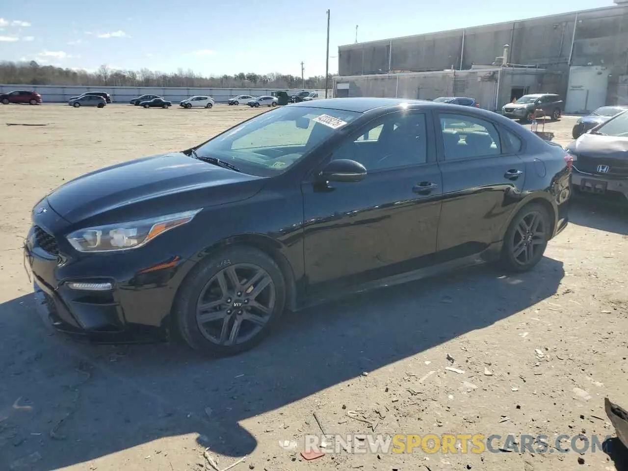1 Photograph of a damaged car 3KPF34AD6ME271457 KIA FORTE 2021
