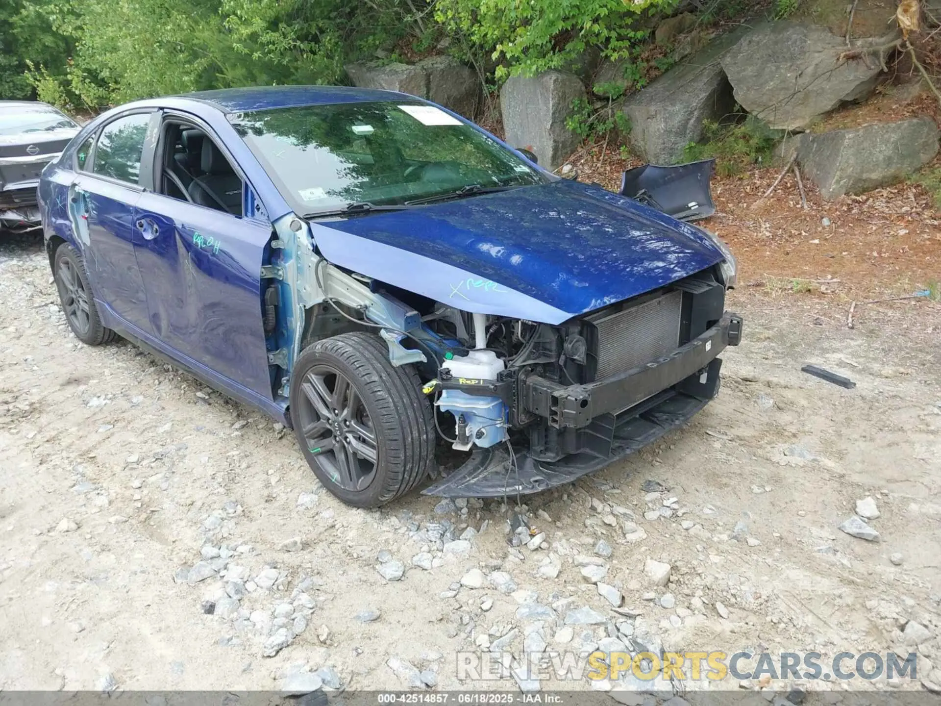 1 Photograph of a damaged car 3KPF34AD6ME281471 KIA FORTE 2021
