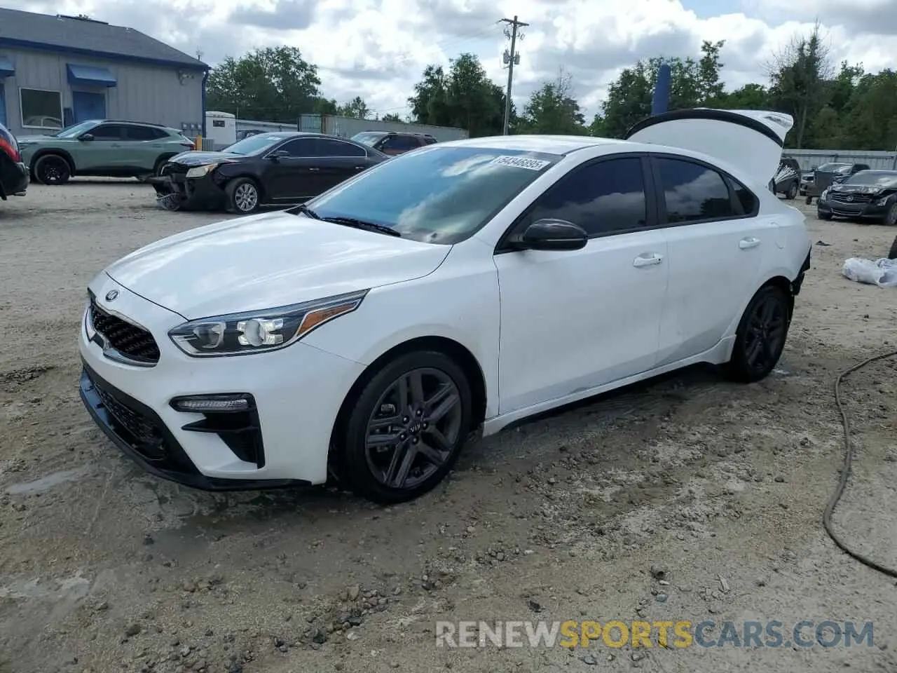 1 Photograph of a damaged car 3KPF34AD6ME328398 KIA FORTE 2021