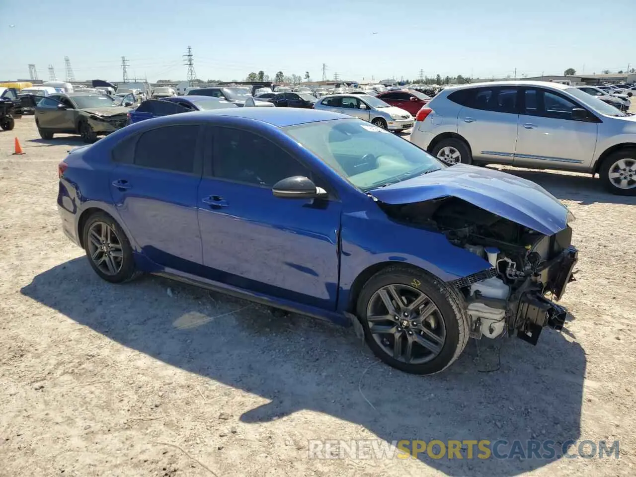 4 Photograph of a damaged car 3KPF34AD7ME320486 KIA FORTE 2021