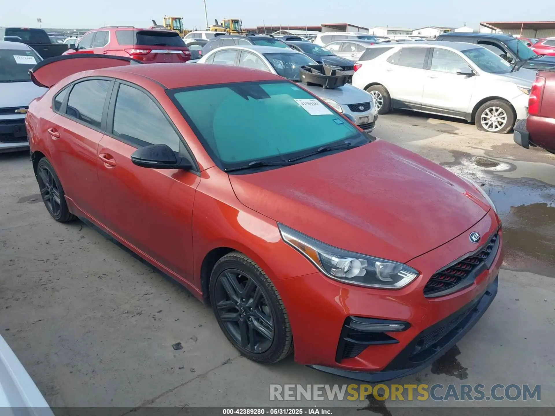 1 Photograph of a damaged car 3KPF34AD7ME341063 KIA FORTE 2021