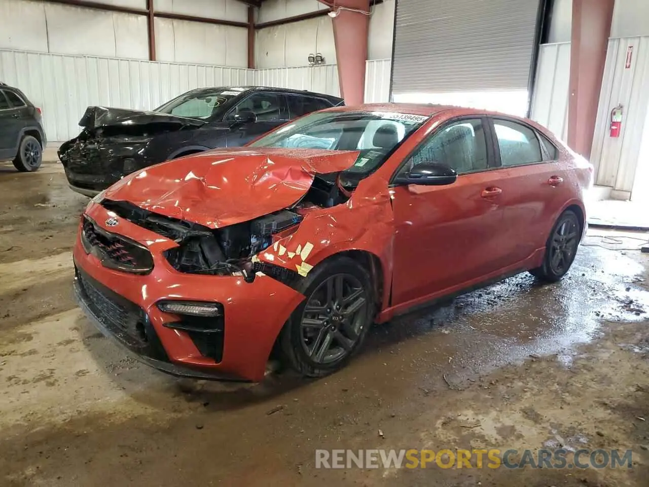 1 Photograph of a damaged car 3KPF34AD7ME386634 KIA FORTE 2021