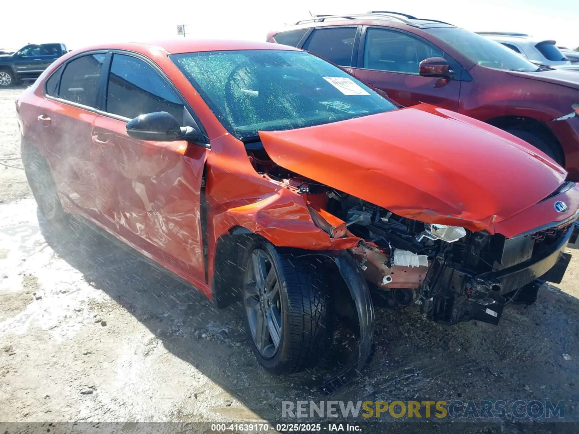1 Photograph of a damaged car 3KPF34AD7ME405490 KIA FORTE 2021