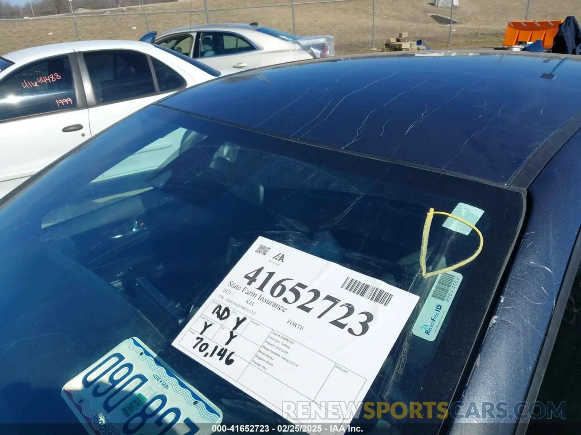 20 Photograph of a damaged car 3KPF34AD7ME415713 KIA FORTE 2021
