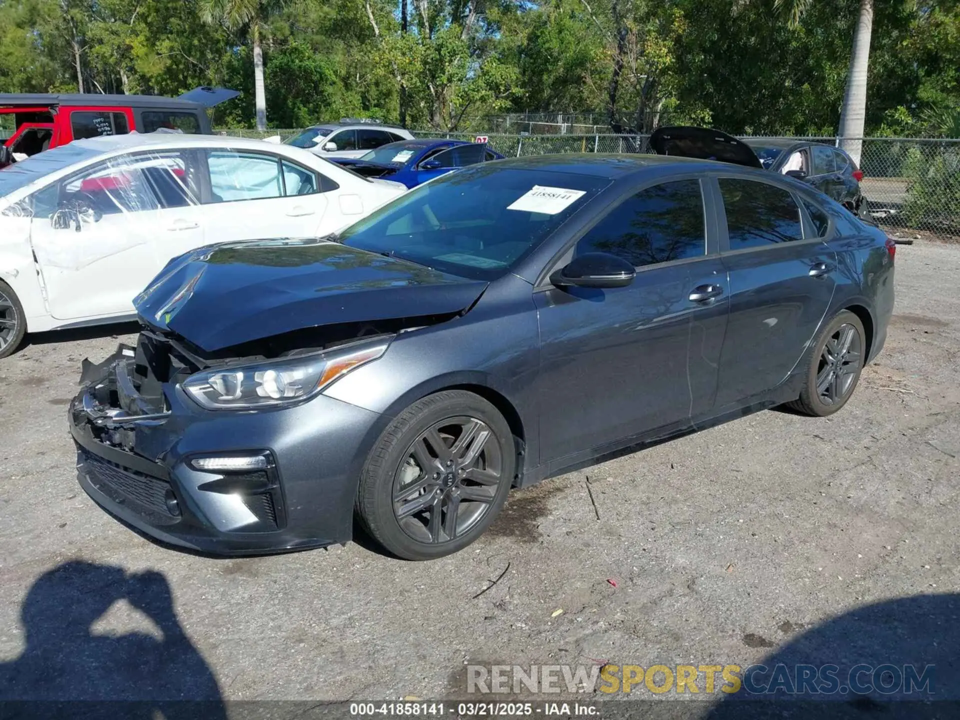 2 Photograph of a damaged car 3KPF34AD8ME285067 KIA FORTE 2021