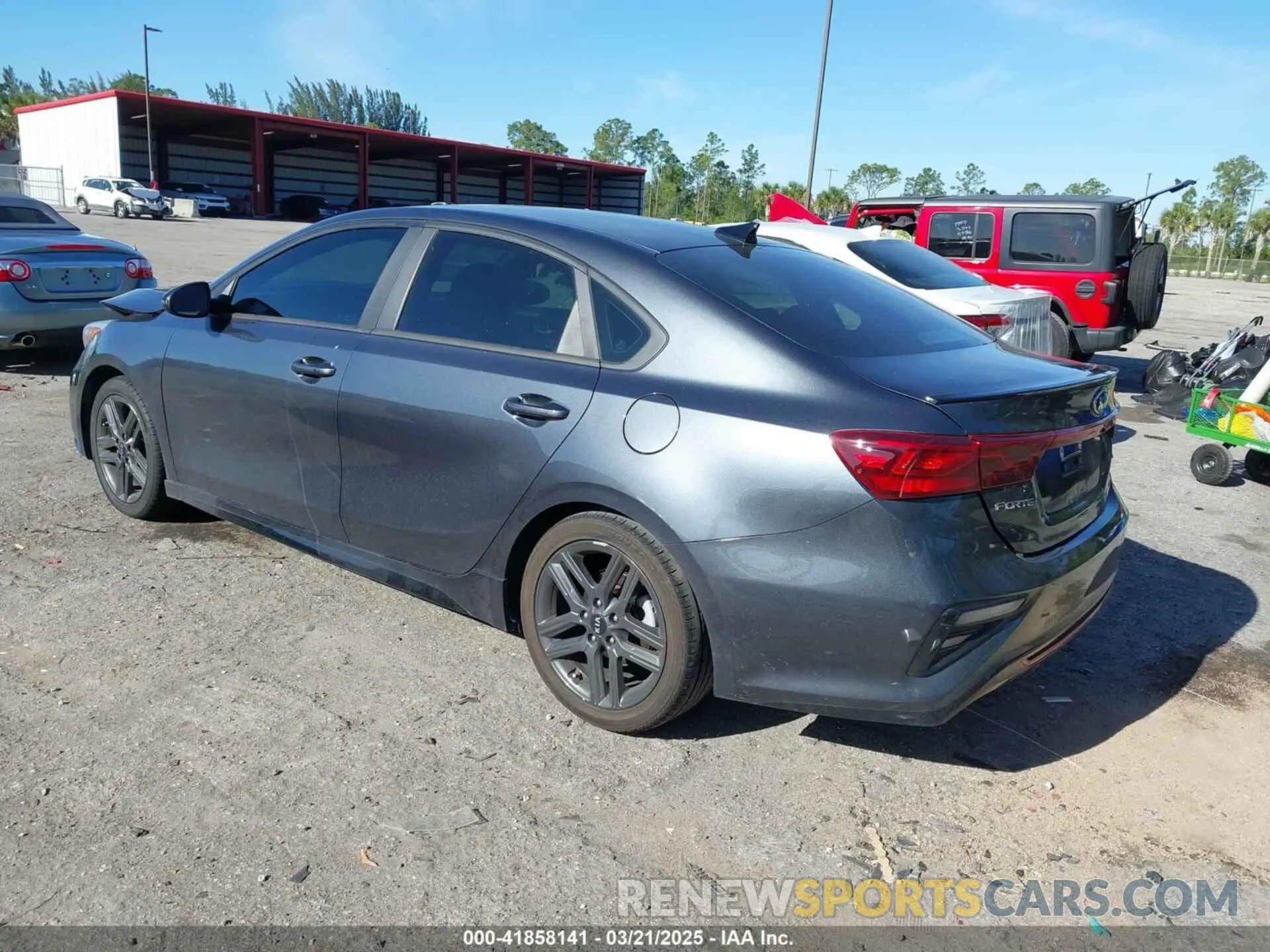 3 Photograph of a damaged car 3KPF34AD8ME285067 KIA FORTE 2021