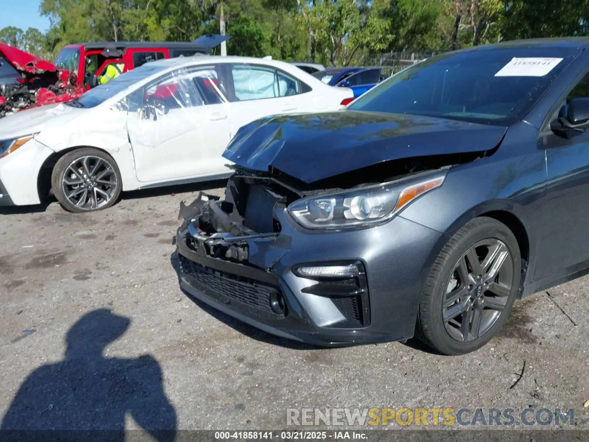 6 Photograph of a damaged car 3KPF34AD8ME285067 KIA FORTE 2021