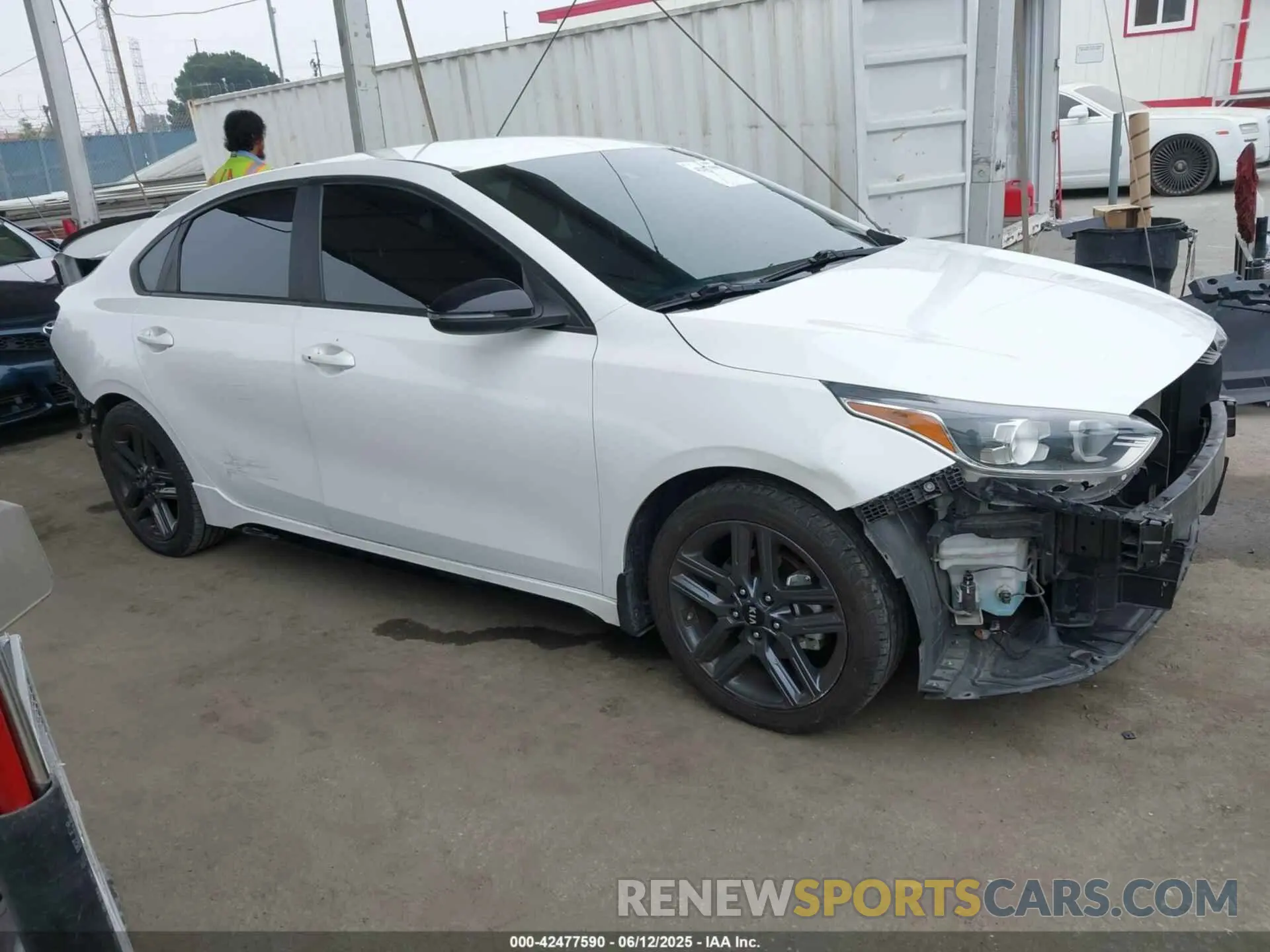1 Photograph of a damaged car 3KPF34AD8ME297770 KIA FORTE 2021