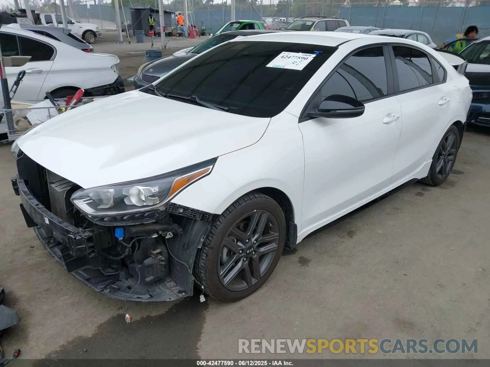 2 Photograph of a damaged car 3KPF34AD8ME297770 KIA FORTE 2021