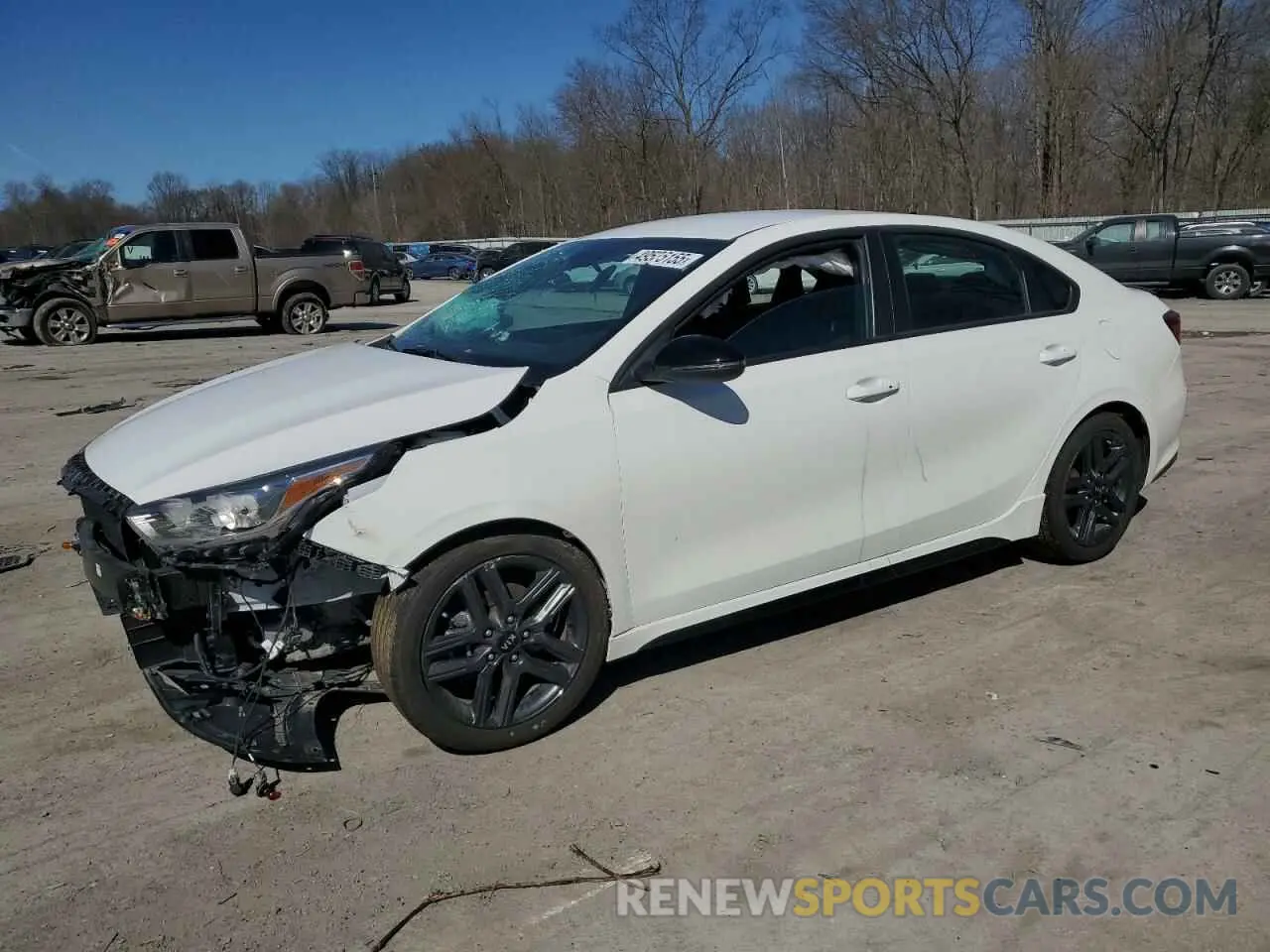 1 Photograph of a damaged car 3KPF34AD9ME278323 KIA FORTE 2021