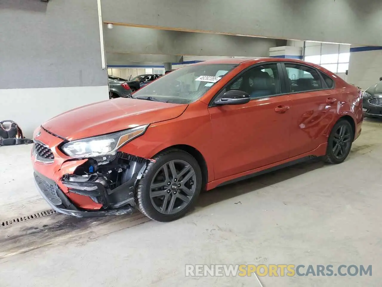 1 Photograph of a damaged car 3KPF34AD9ME281237 KIA FORTE 2021