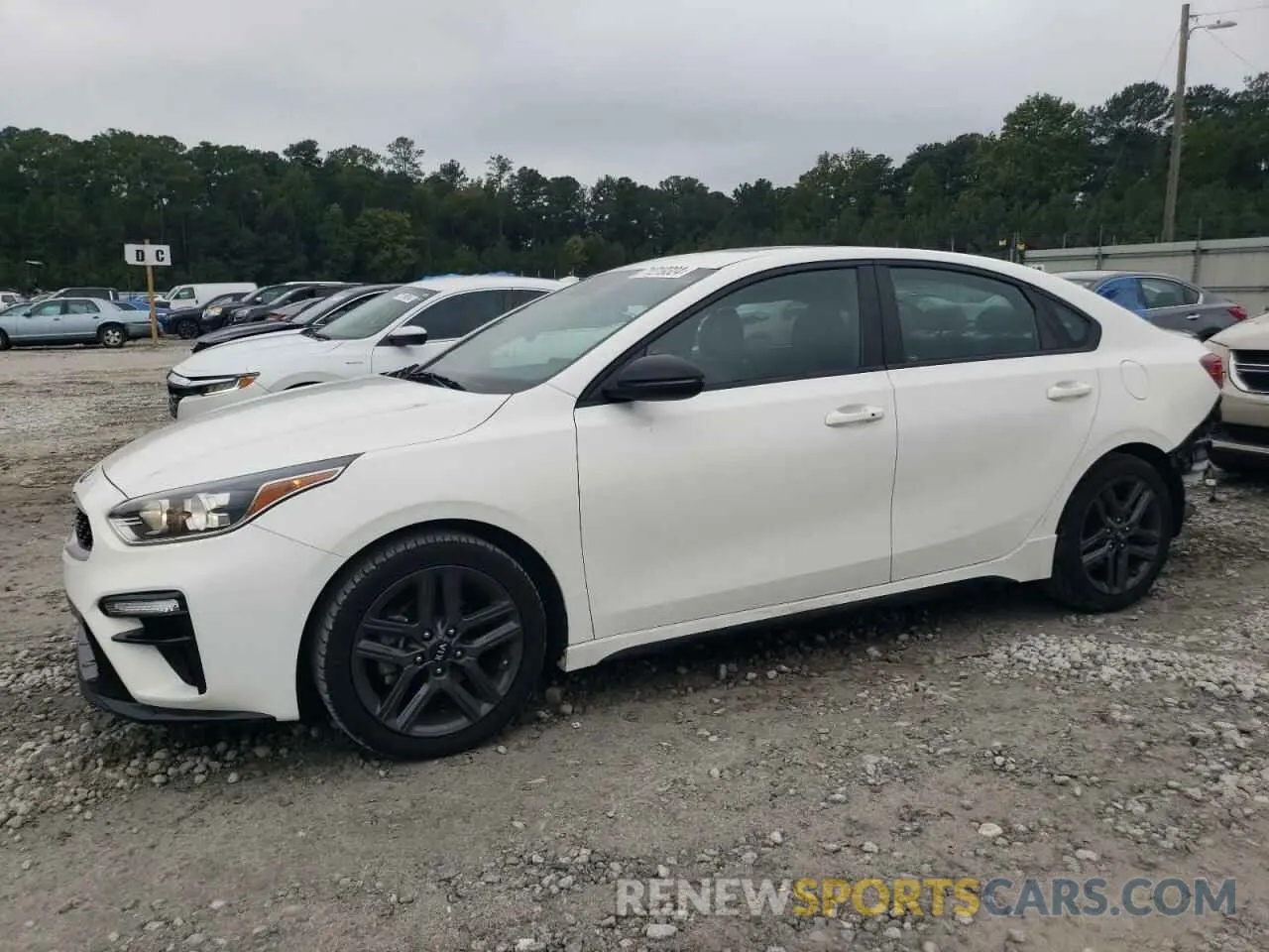 1 Photograph of a damaged car 3KPF34AD9ME282162 KIA FORTE 2021