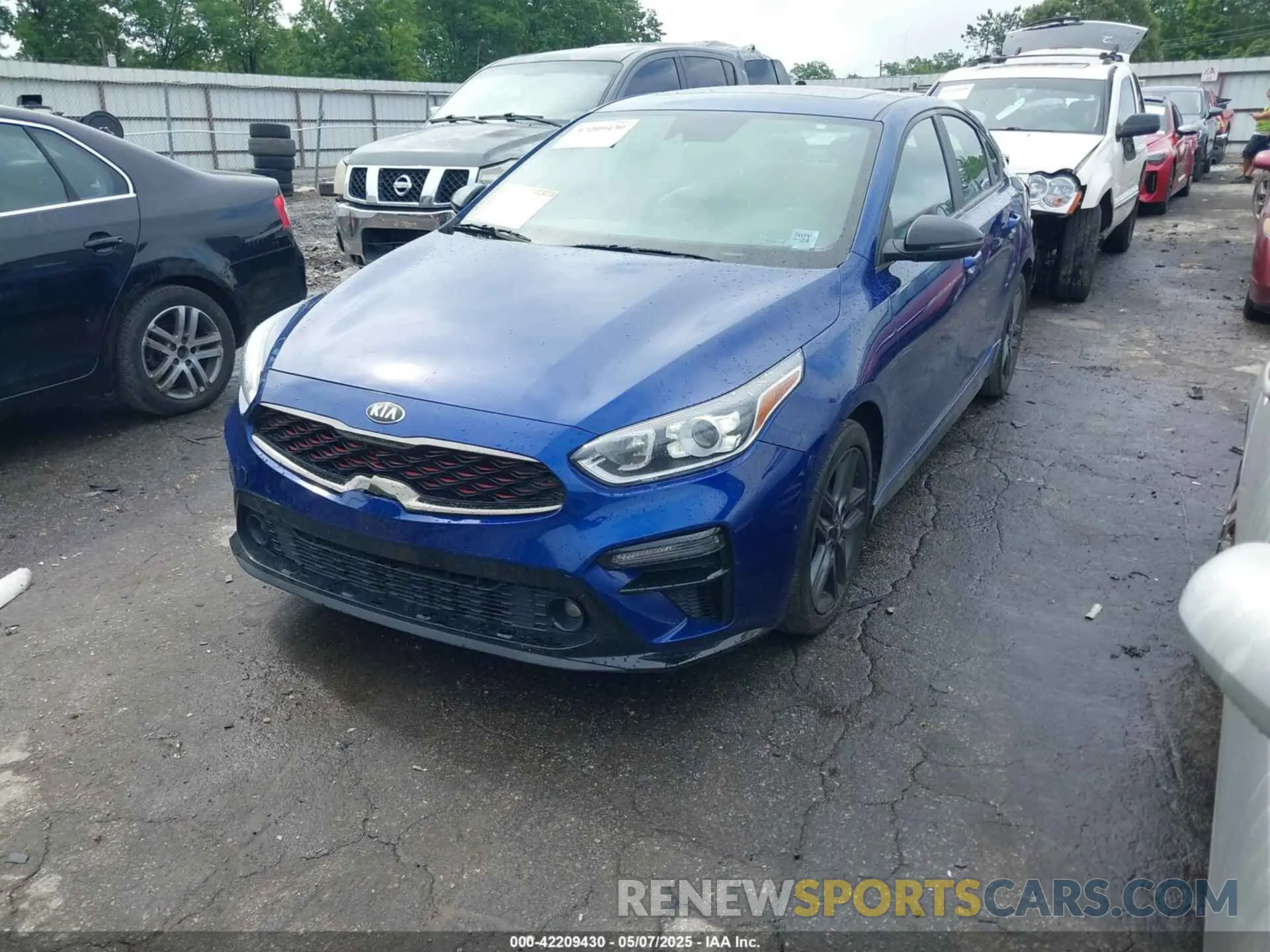 2 Photograph of a damaged car 3KPF34AD9ME382035 KIA FORTE 2021