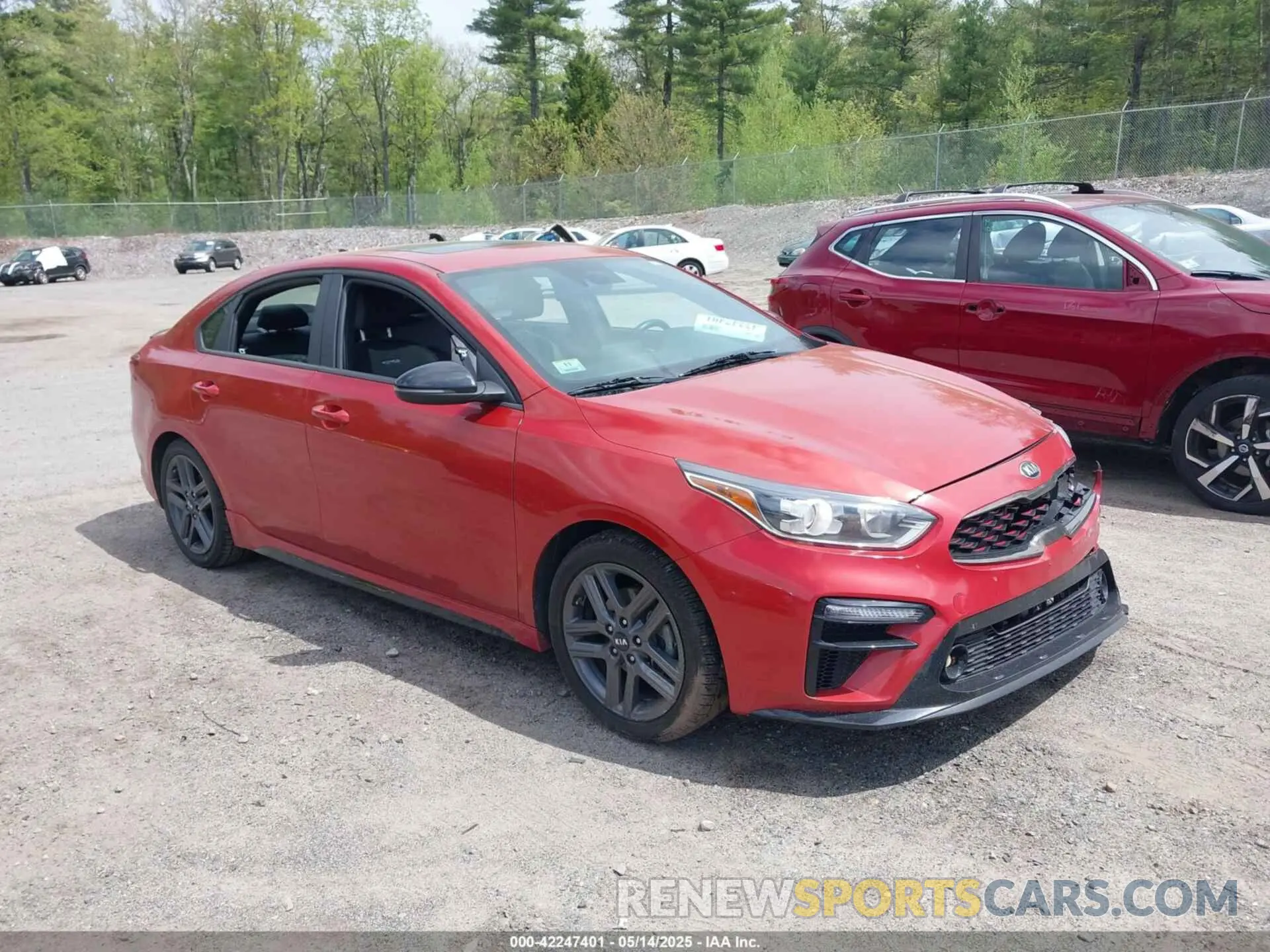 1 Photograph of a damaged car 3KPF34AD9ME404146 KIA FORTE 2021