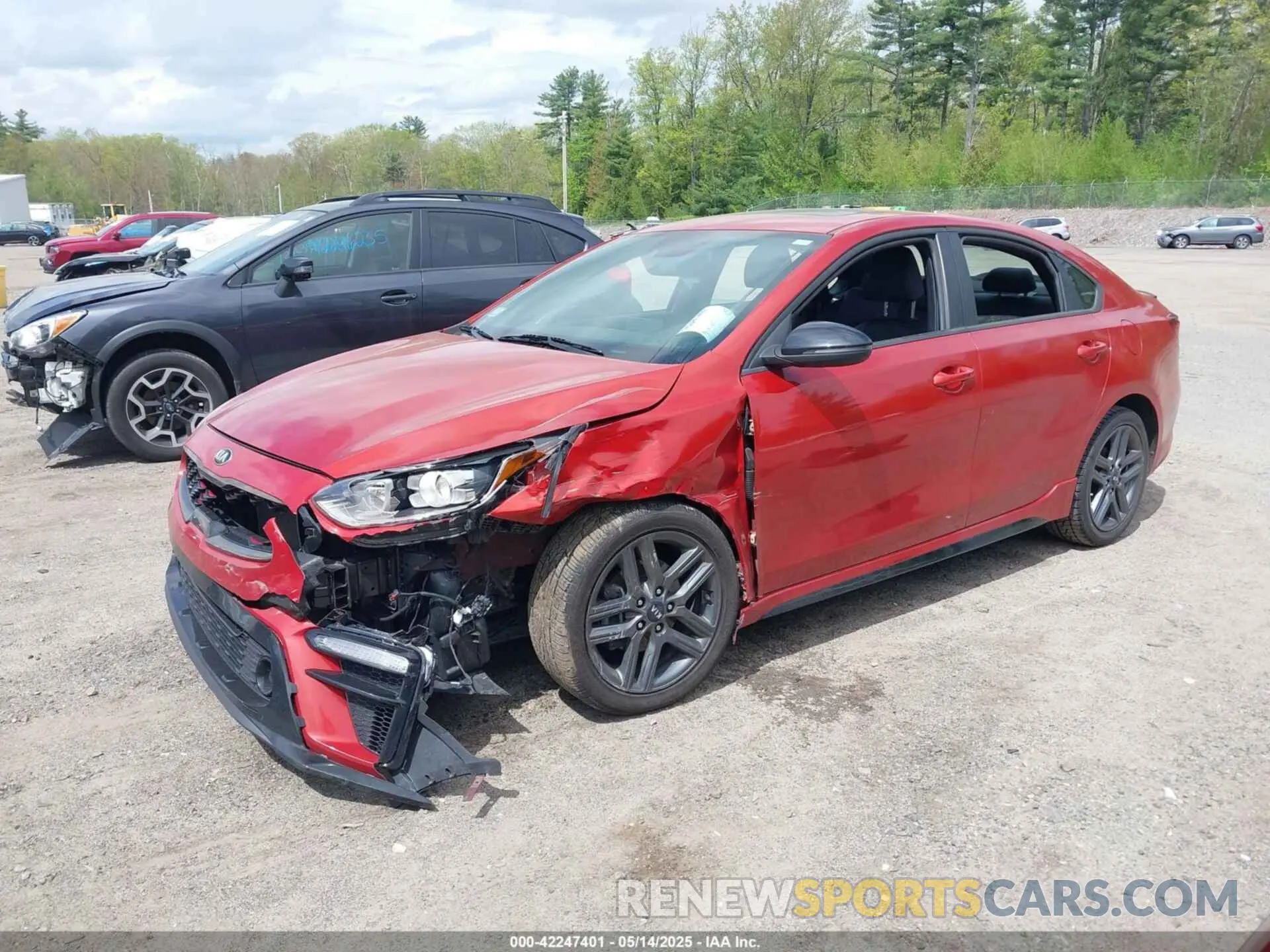 2 Photograph of a damaged car 3KPF34AD9ME404146 KIA FORTE 2021
