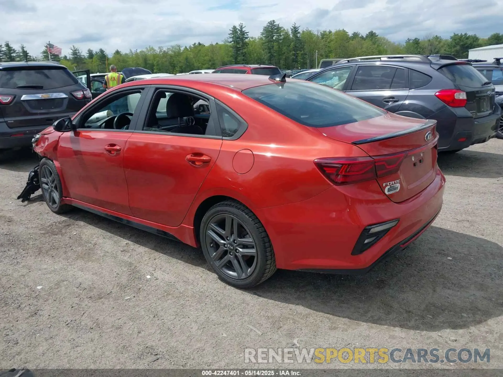 3 Photograph of a damaged car 3KPF34AD9ME404146 KIA FORTE 2021