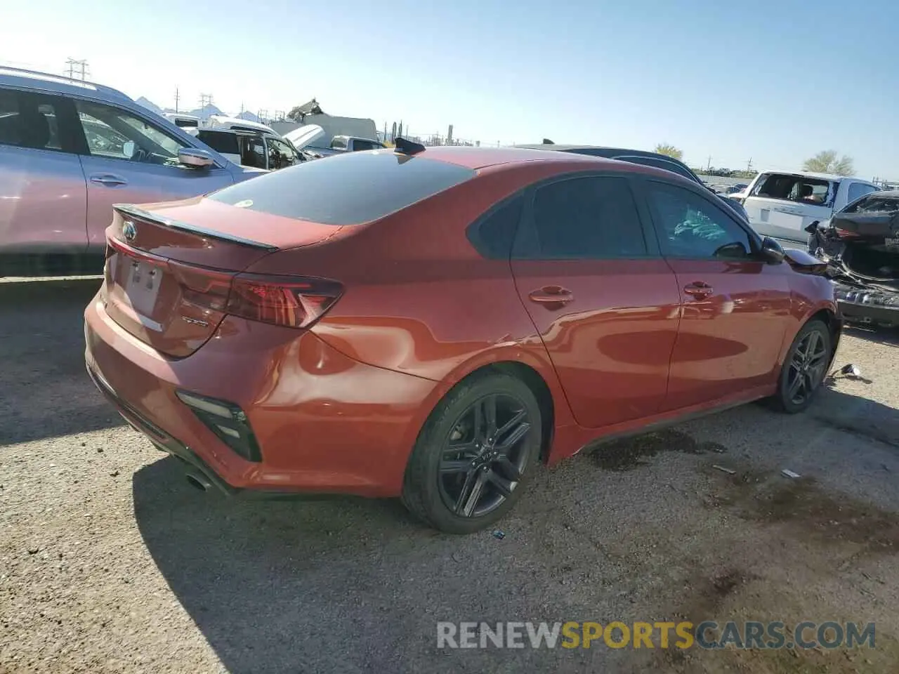 3 Photograph of a damaged car 3KPF34ADXME326721 KIA FORTE 2021