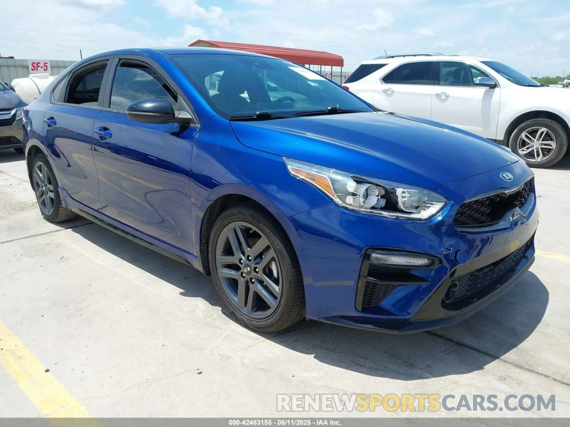 1 Photograph of a damaged car 3KPF34ADXME347827 KIA FORTE 2021