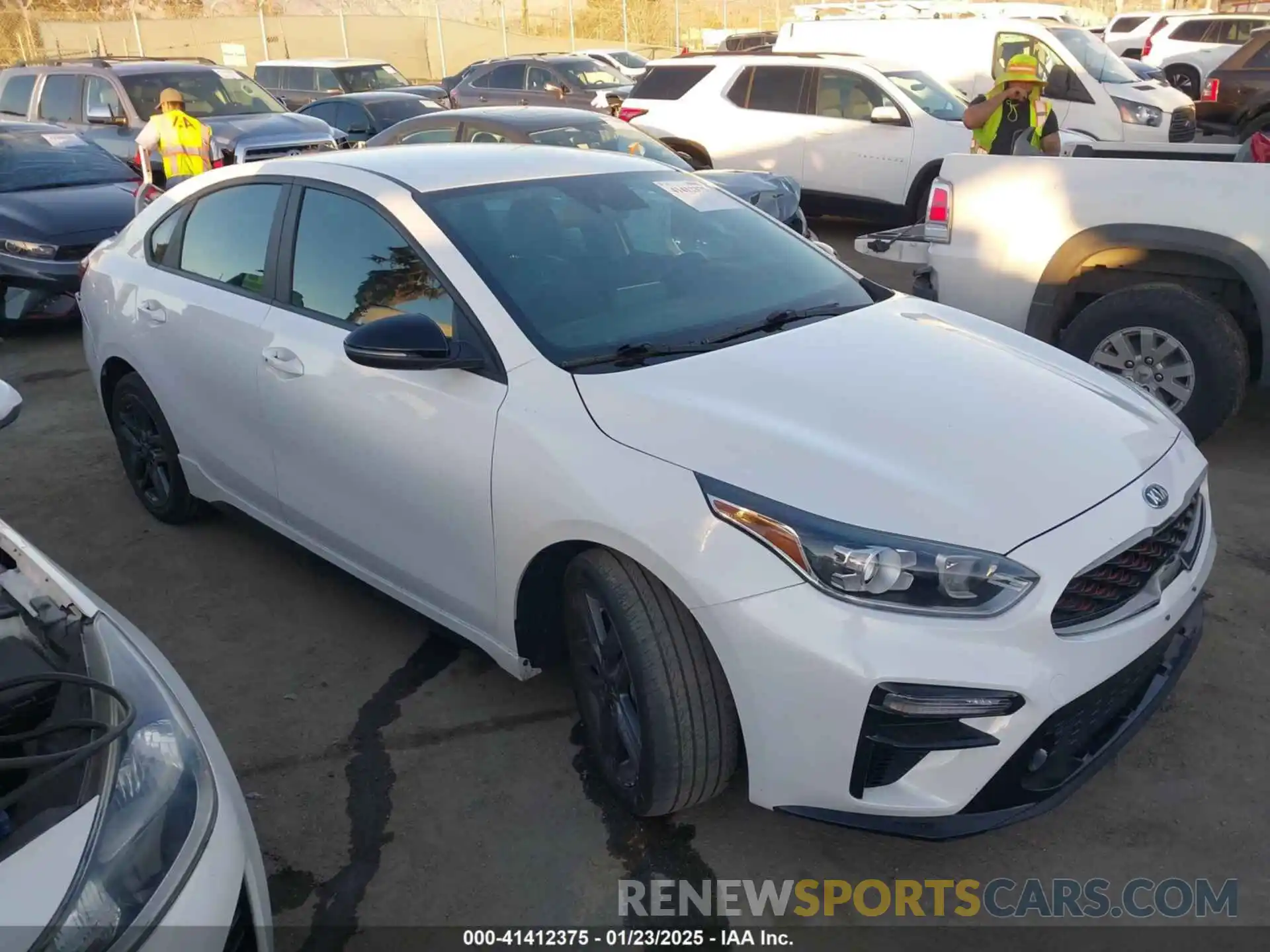 1 Photograph of a damaged car 3KPF34ADXME391391 KIA FORTE 2021