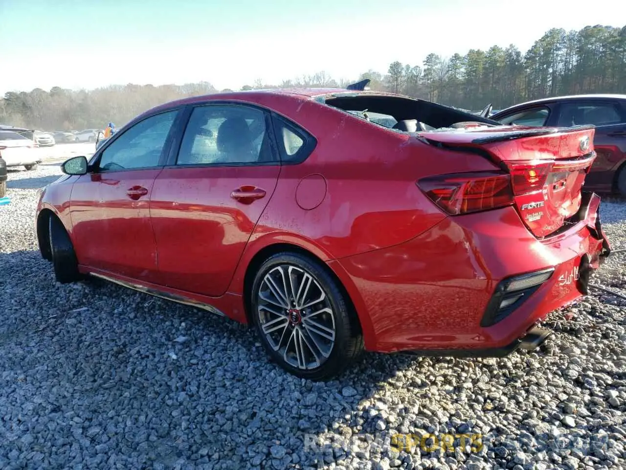 2 Photograph of a damaged car 3KPF44AC0ME291627 KIA FORTE 2021