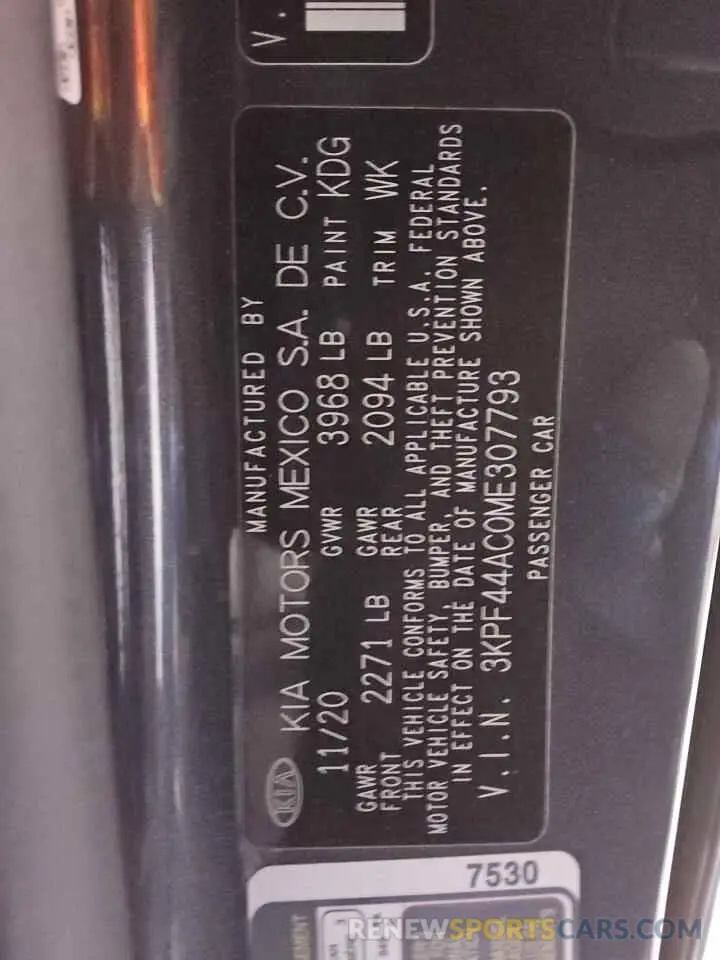 13 Photograph of a damaged car 3KPF44AC0ME307793 KIA FORTE 2021