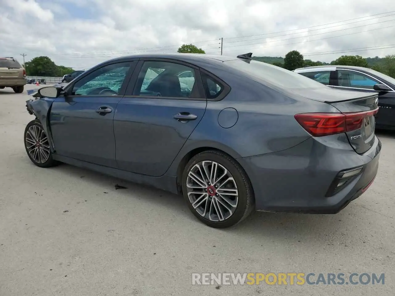 2 Photograph of a damaged car 3KPF44AC0ME333326 KIA FORTE 2021