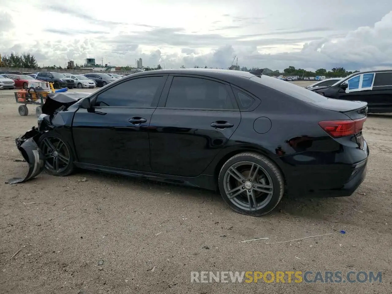 2 Photograph of a damaged car 3KPF44AC0ME376225 KIA FORTE 2021