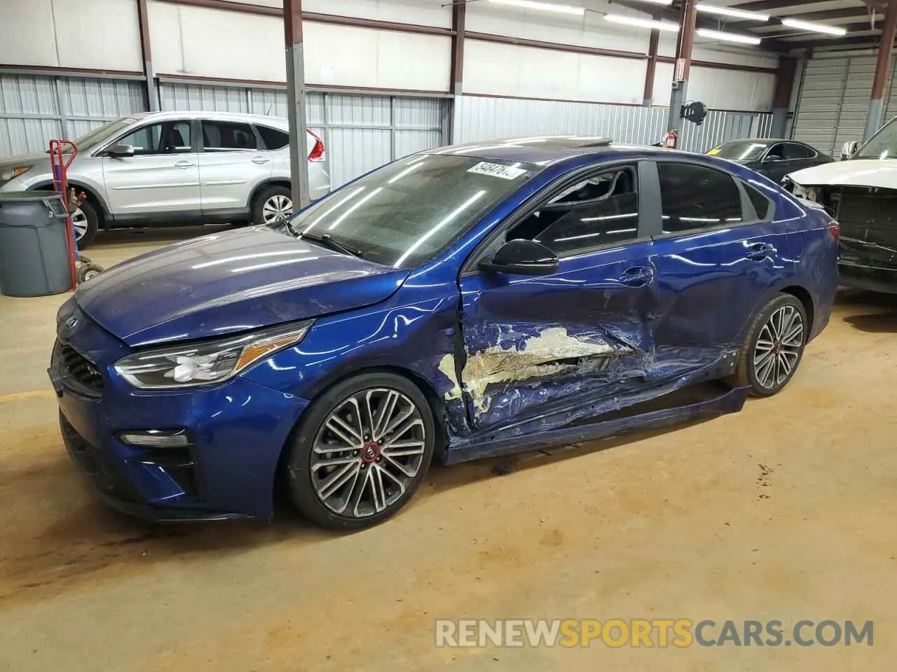 1 Photograph of a damaged car 3KPF44AC1ME316552 KIA FORTE 2021