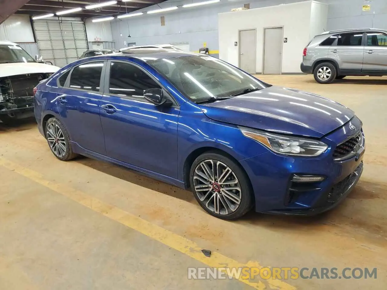 4 Photograph of a damaged car 3KPF44AC1ME316552 KIA FORTE 2021