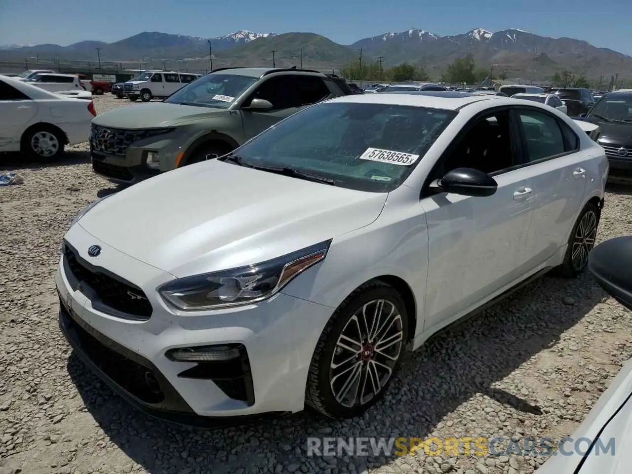 1 Photograph of a damaged car 3KPF44AC1ME331102 KIA FORTE 2021