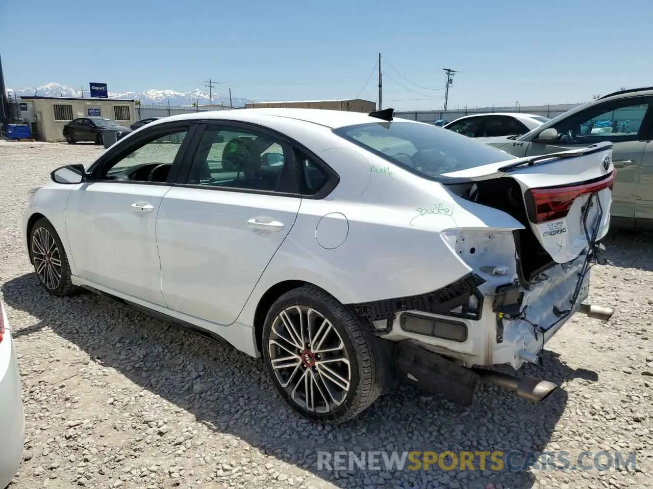 2 Photograph of a damaged car 3KPF44AC1ME331102 KIA FORTE 2021