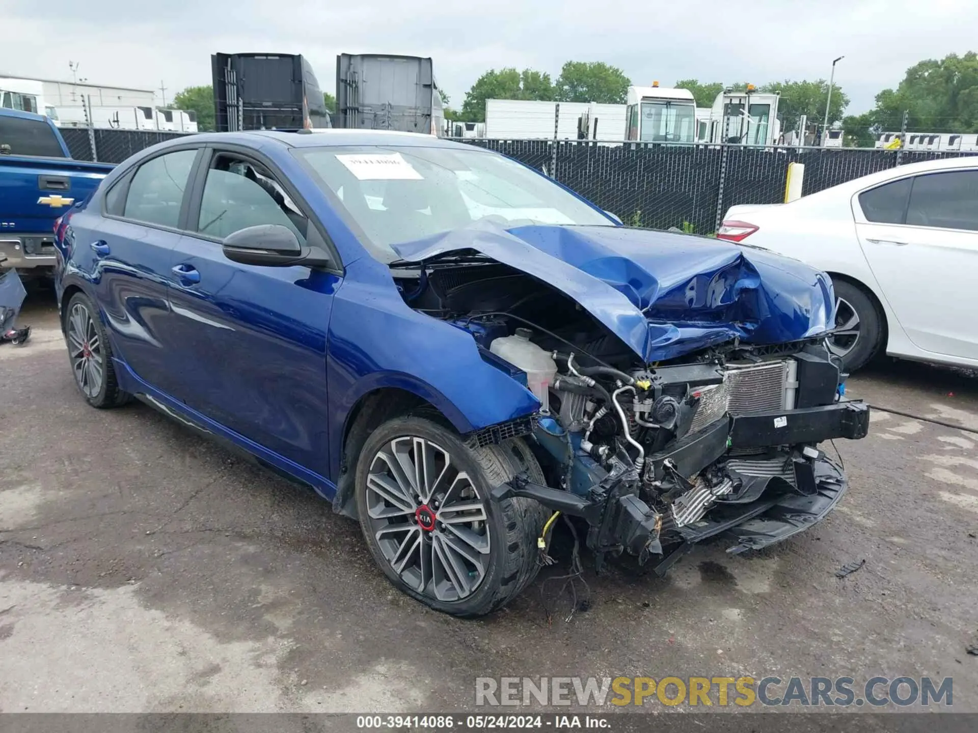1 Photograph of a damaged car 3KPF44AC1ME394894 KIA FORTE 2021
