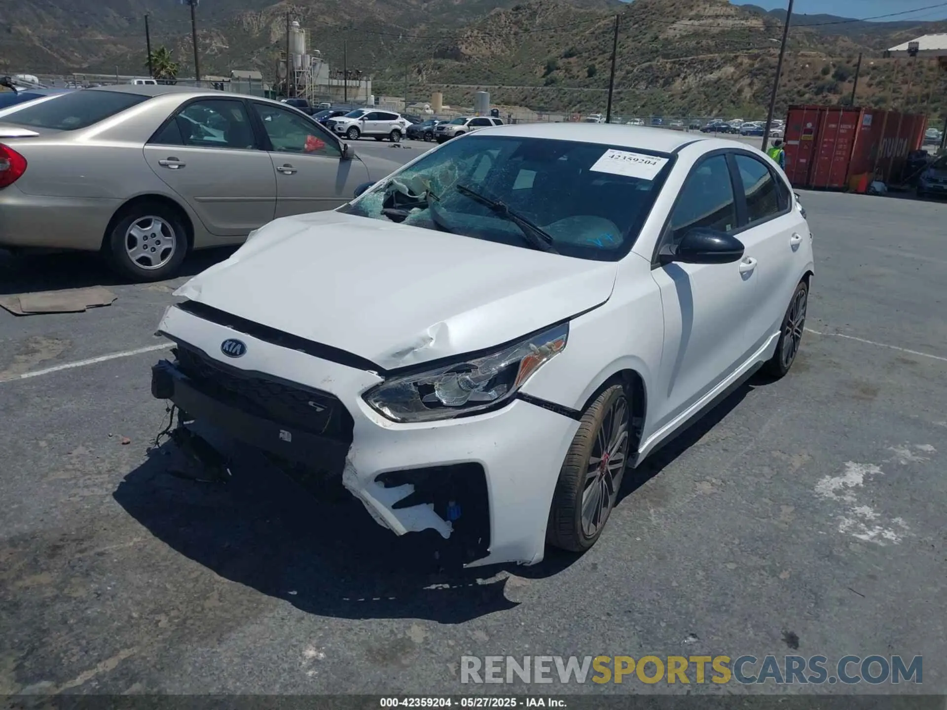 2 Photograph of a damaged car 3KPF44AC1ME396449 KIA FORTE 2021
