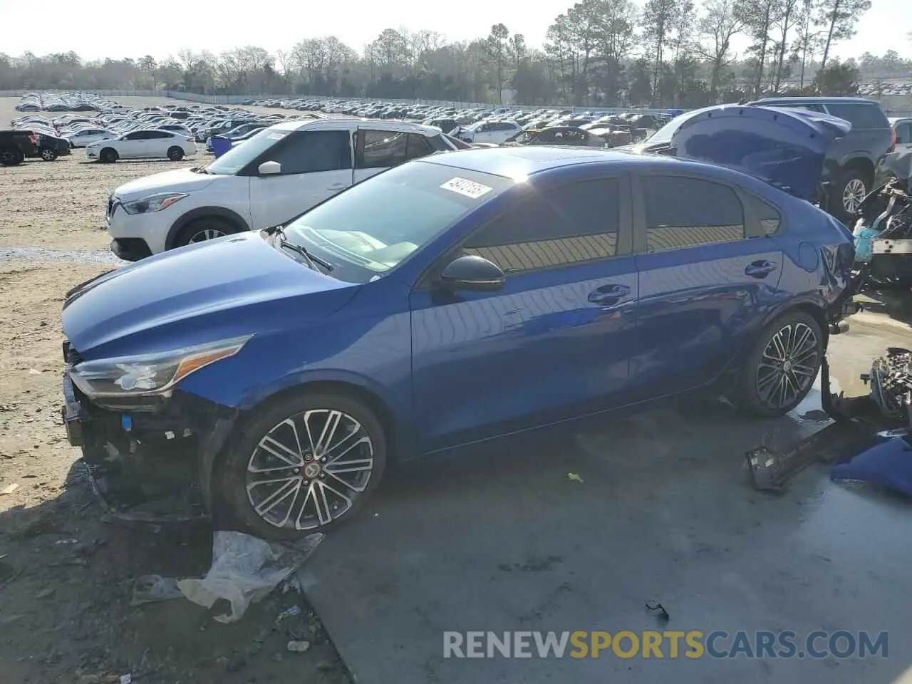 1 Photograph of a damaged car 3KPF44AC2ME276868 KIA FORTE 2021
