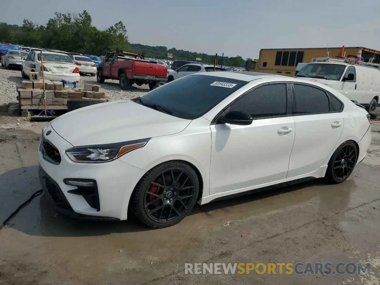 1 Photograph of a damaged car 3KPF44AC2ME413159 KIA FORTE 2021