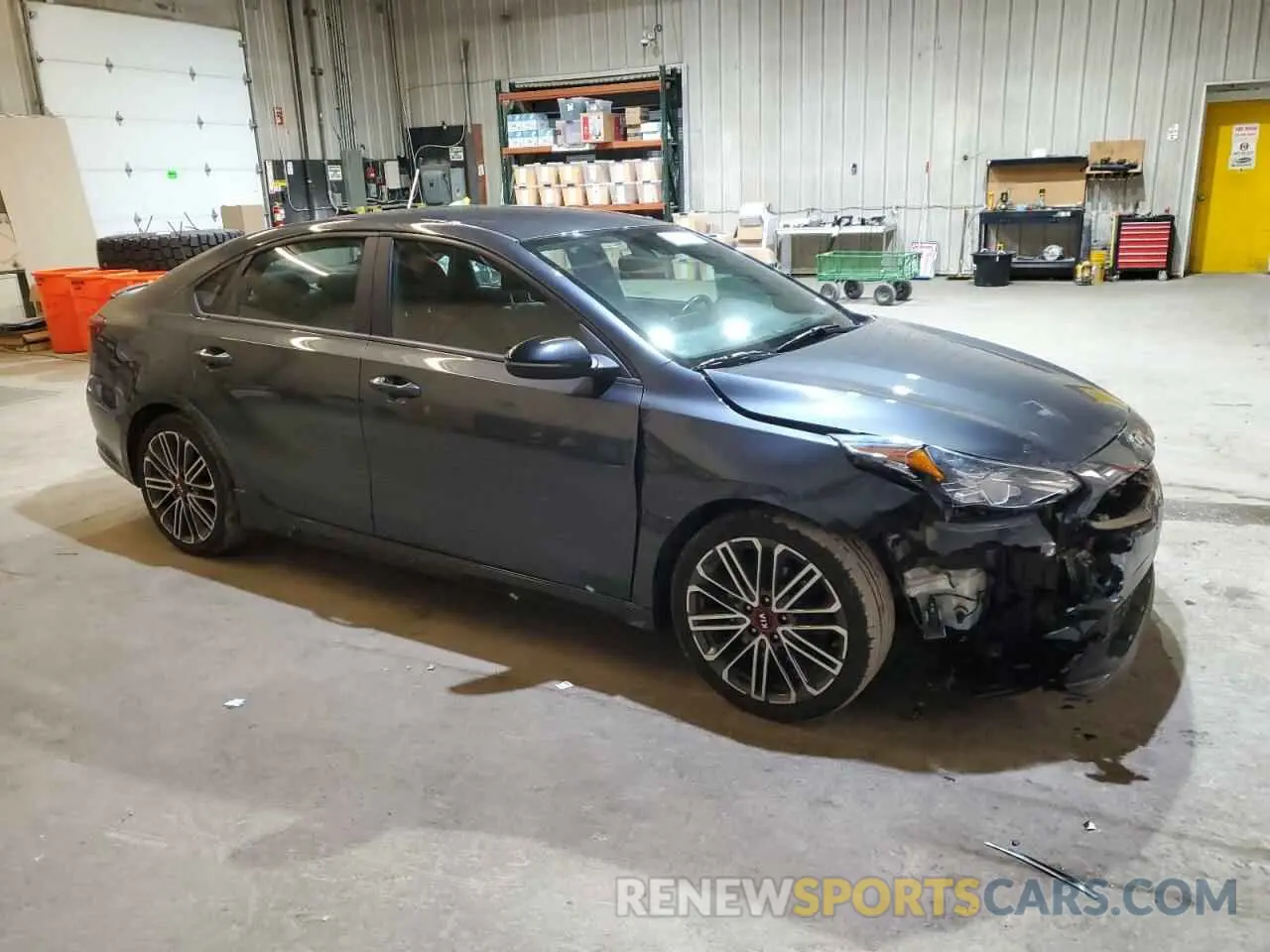 4 Photograph of a damaged car 3KPF44AC3ME273106 KIA FORTE 2021