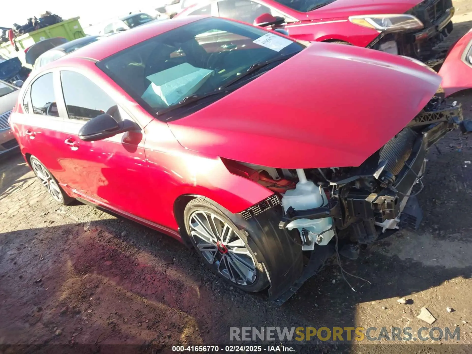 1 Photograph of a damaged car 3KPF44AC3ME290973 KIA FORTE 2021