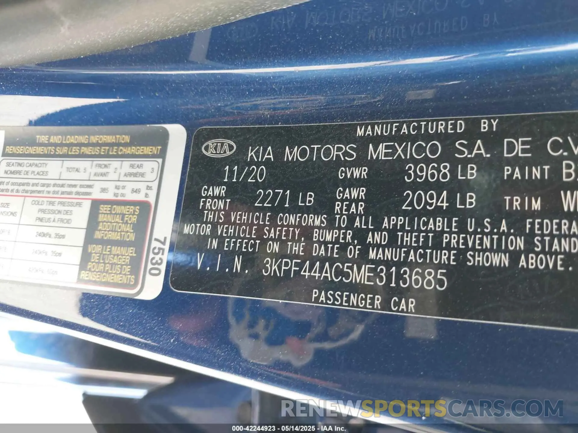 9 Photograph of a damaged car 3KPF44AC5ME313685 KIA FORTE 2021