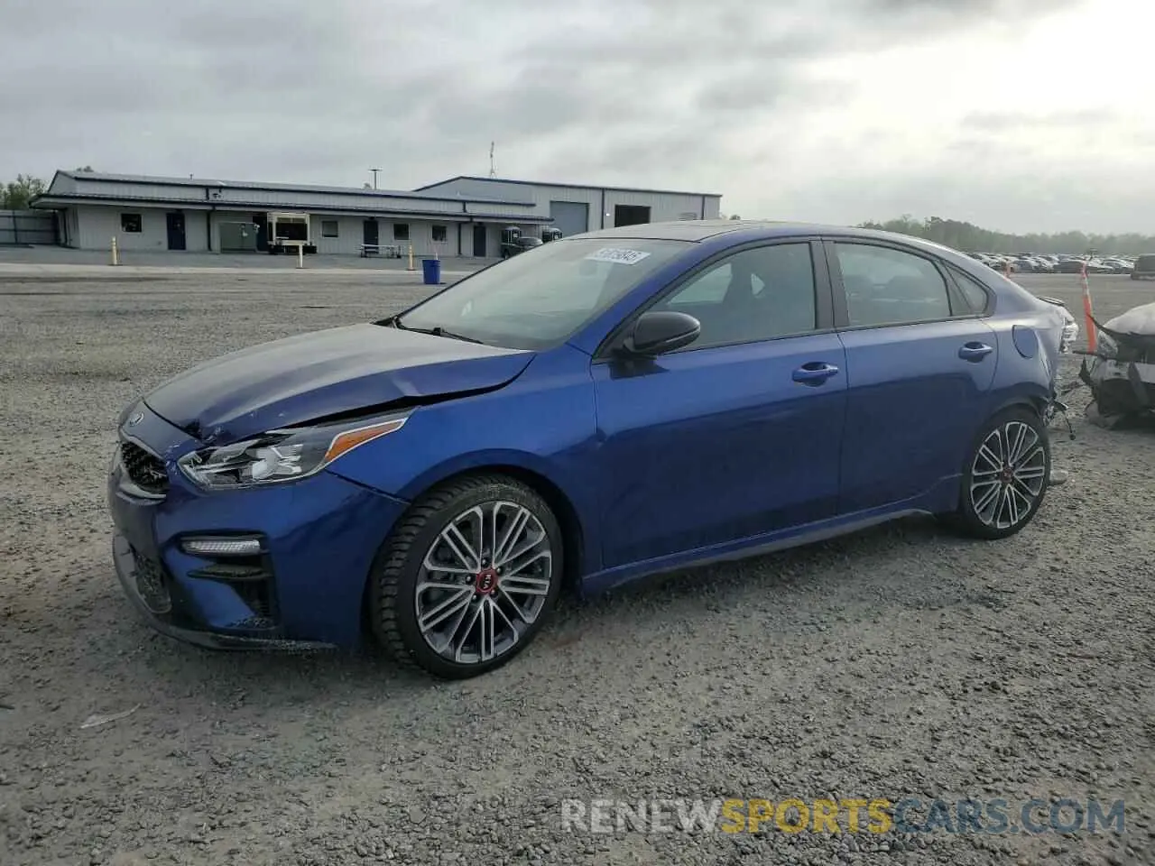 1 Photograph of a damaged car 3KPF44AC5ME367424 KIA FORTE 2021