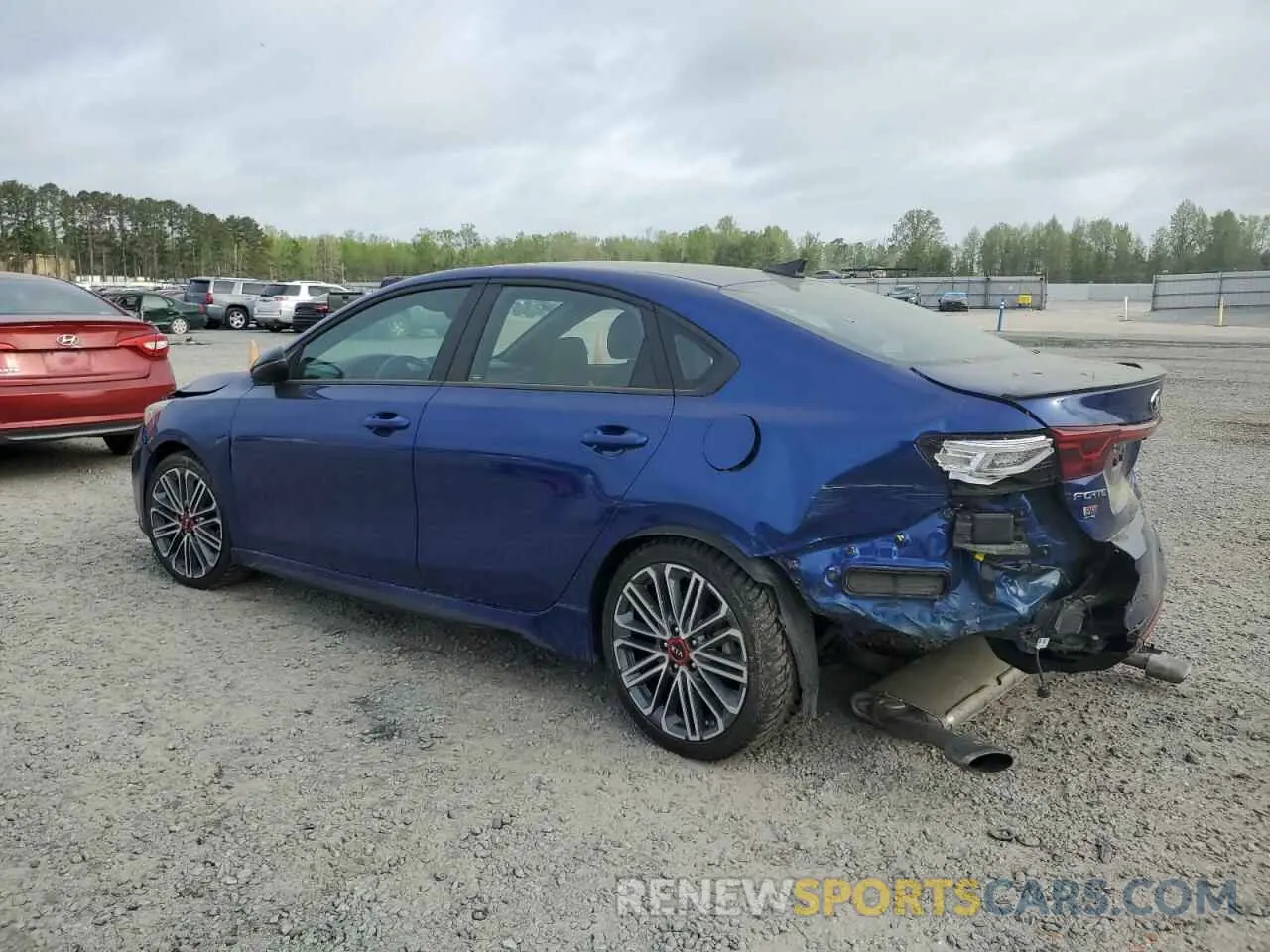 2 Photograph of a damaged car 3KPF44AC5ME367424 KIA FORTE 2021