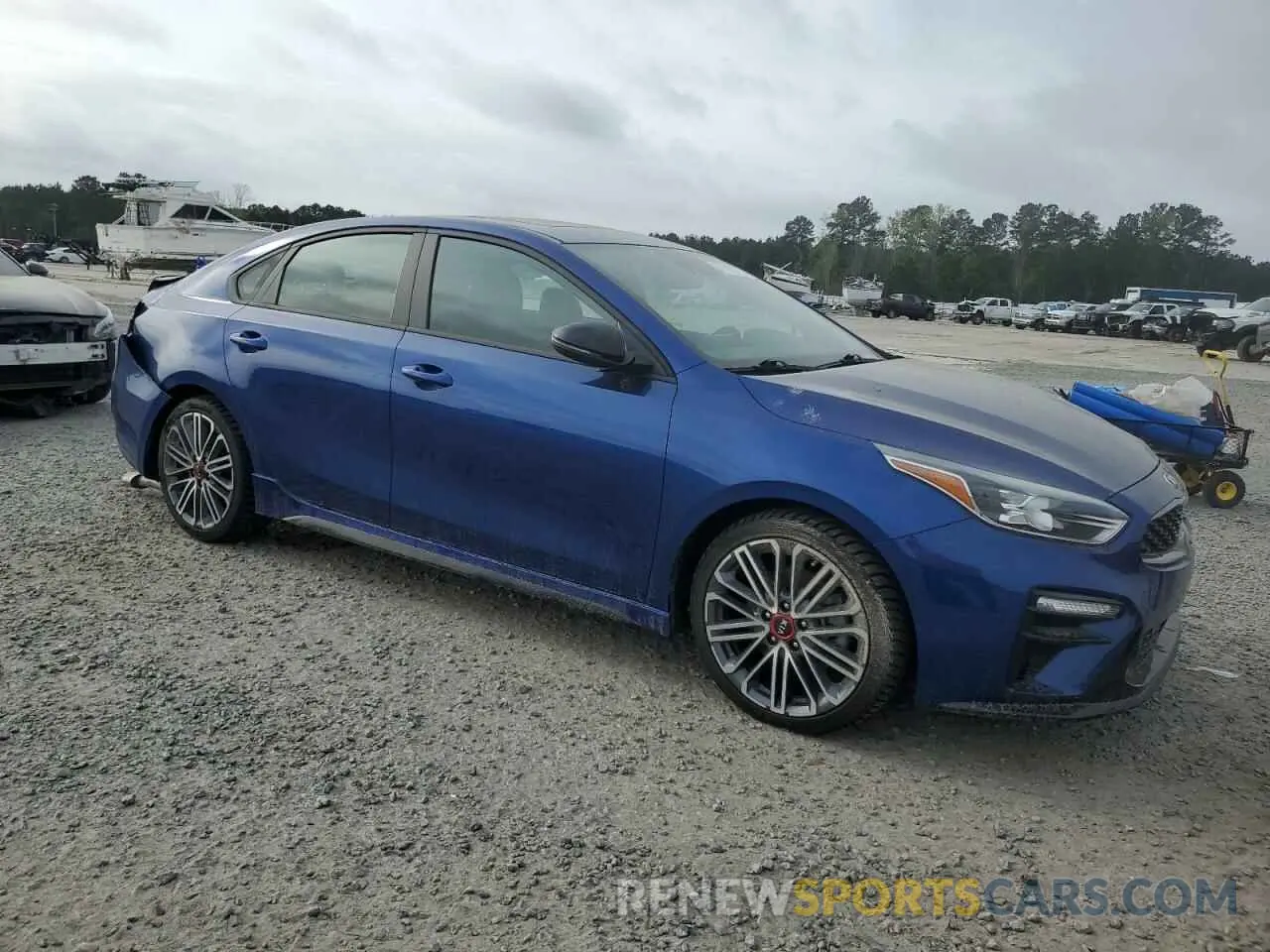 4 Photograph of a damaged car 3KPF44AC5ME367424 KIA FORTE 2021