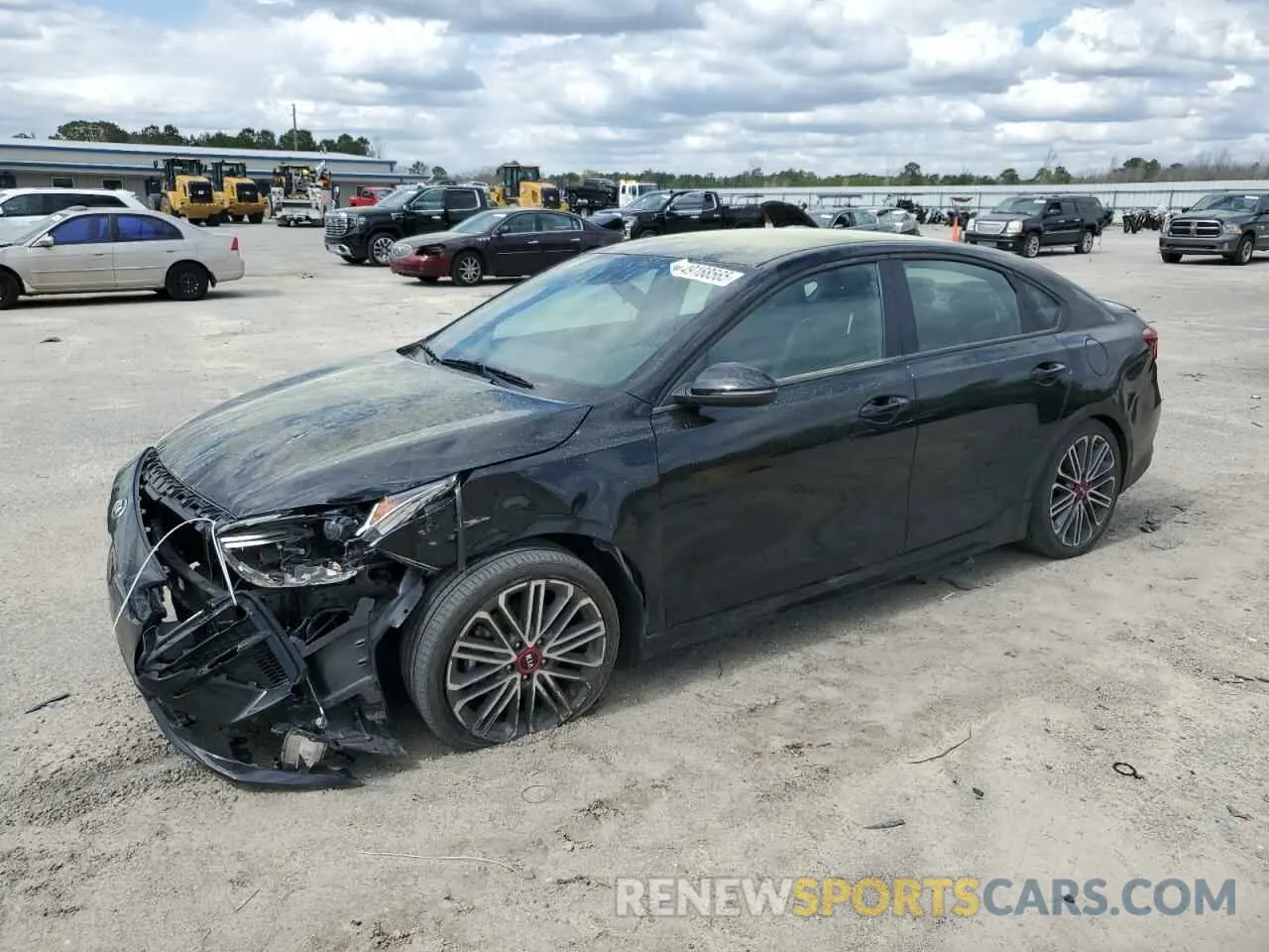 1 Photograph of a damaged car 3KPF44AC5ME414550 KIA FORTE 2021