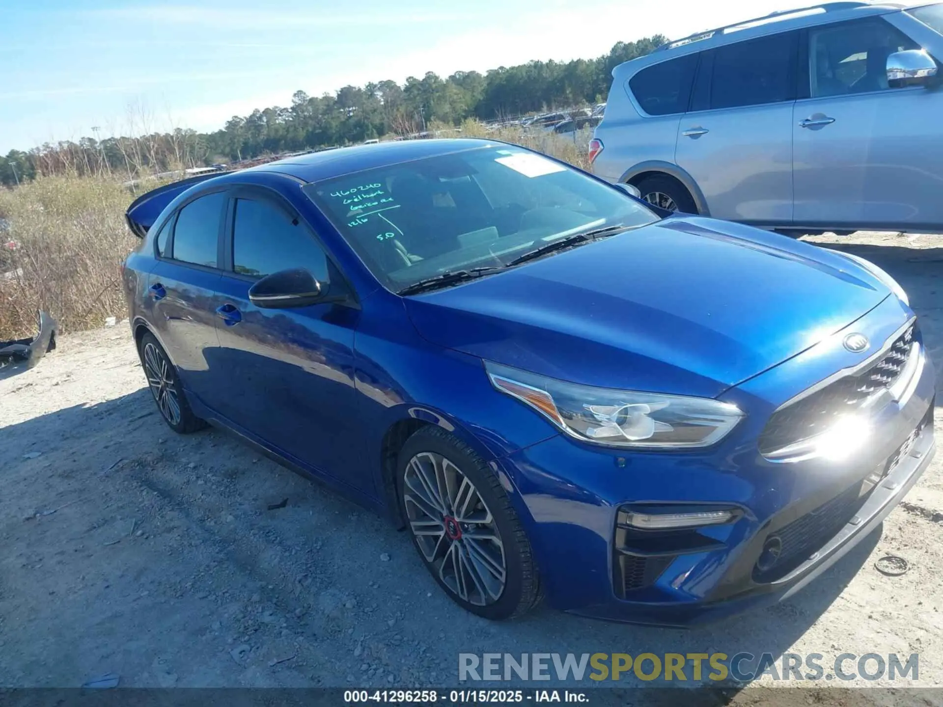 1 Photograph of a damaged car 3KPF44AC6ME323920 KIA FORTE 2021